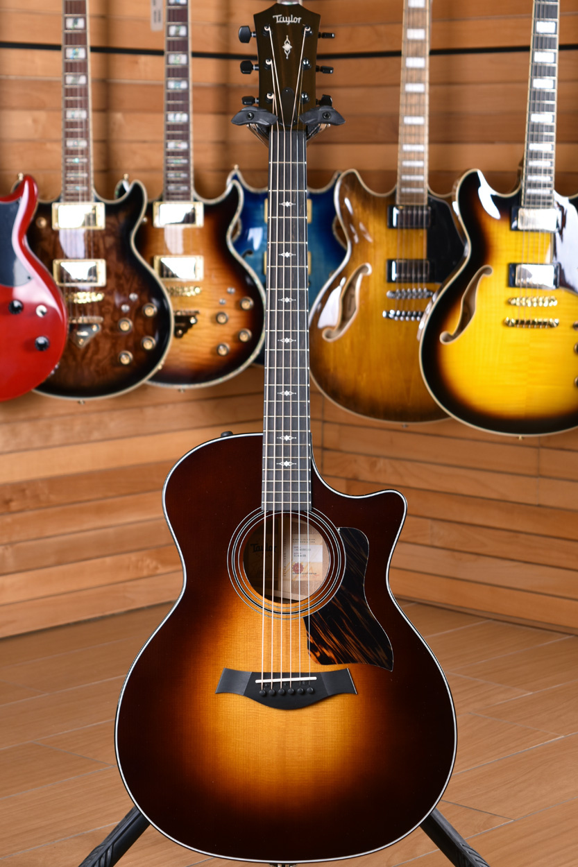 taylor 314ce tobacco sunburst Pre-Owned Grand Auditorium Acoustic-Electric Guitar this model also features a black 3 Taylor Taylor 414ce-R, Tobacco Sunburst,