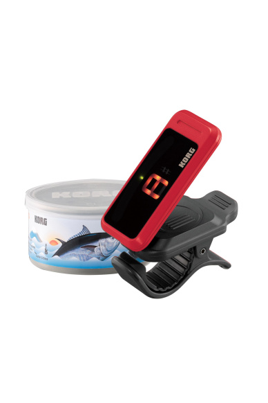 Korg Pitchclip Clip On Tuner Red