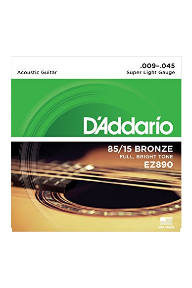 D'Addario EZ890 9-45 85/15 Bronze EZ Strings