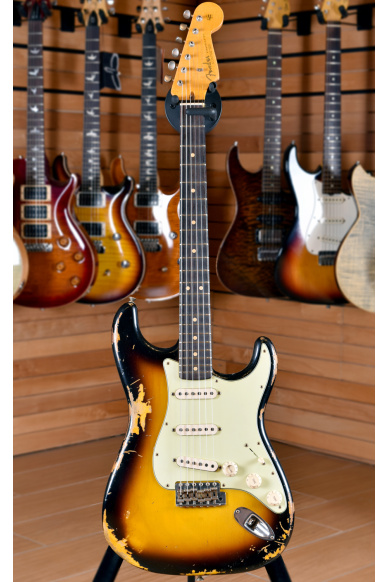 Fender Custom Shop '63 Stratocaster Heavy Relic 2 Color Sunburst