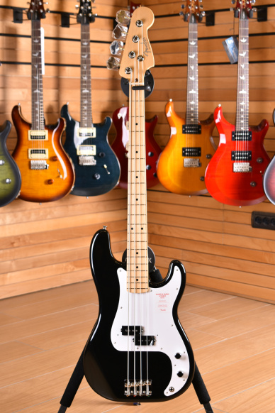 Fender Made in Japan Hybrid 50s MIJ Precision Bass Maple Neck Black