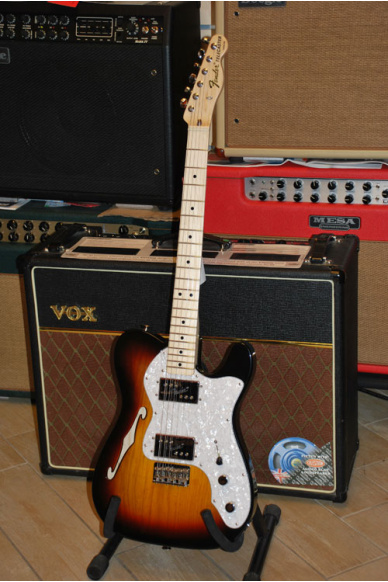 Fender Mexico Classic Series Thinline '72  3 Color Sunburst