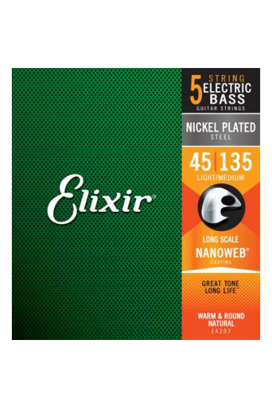 Elixir Medium 045/135 5 Corde