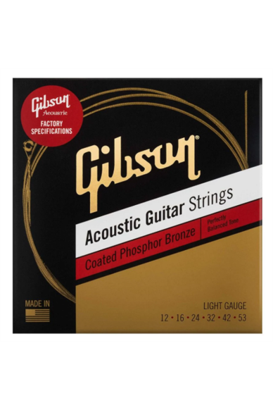 Gibson SAG-CPB12 Coated Phosphor Bronze Acoustic Light 12-53