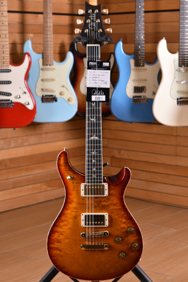 PRS Paul Reed Smith 10-Top McCarty 594 DT Pattern Vintage Flame Maple Neck Quilted McCarty Sunburst