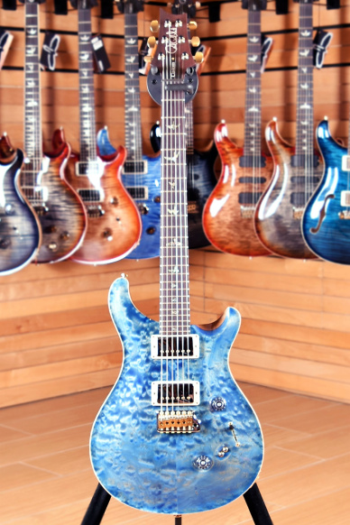 PRS Paul Reed Smith Custom 24 Wood Library WL0808 Pattern Thin 58/15 Faded Blue Jean 2017