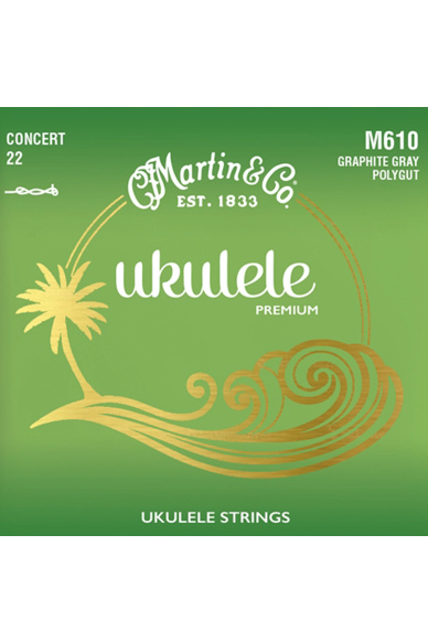 Martin M610 Ukulele Premium Strings Concerto Polygut 22.8/23.6
