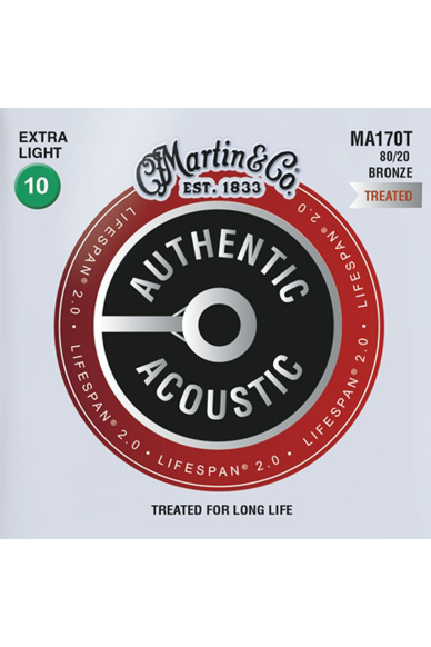Martin MA170T Authentic Lifespan 2.0 Extra Light Bronze 10/47