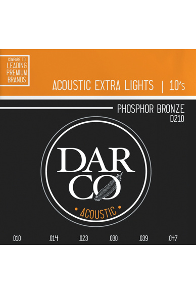 Martin D210 Darco Acoustic Extra Light Phosphor Bronze 10/47