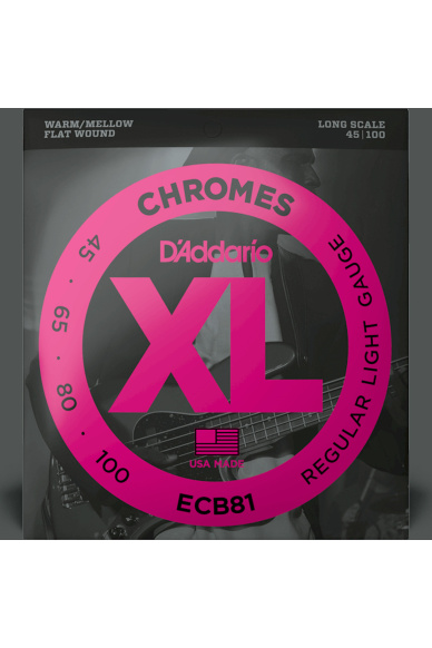 D'Addario ECB81 Chromes 45-100 Light / Long Scale Set