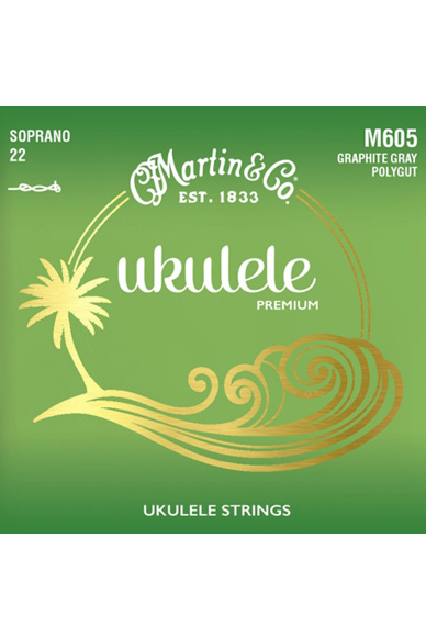 Martin M605 Ukulele Premium Strings Soprano Polygut 22/22.8