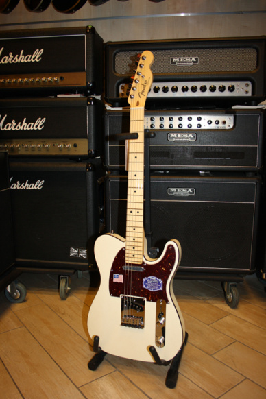 Fender American Deluxe Telecaster Maple Neck Olympic Pearl
