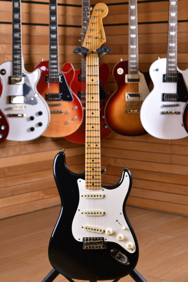 Fender Custom Shop Limited Edition '57 Stratocaster Journeyman Maple Neck Aged Black