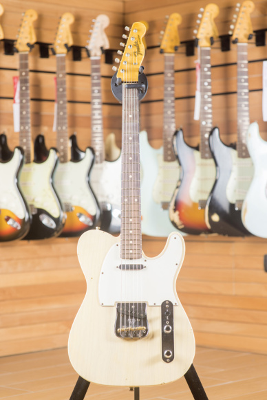 Fender Custom Shop Postmodern Journeyman Telecaster Relic Rosewood Fingerboard Ash White Blonde