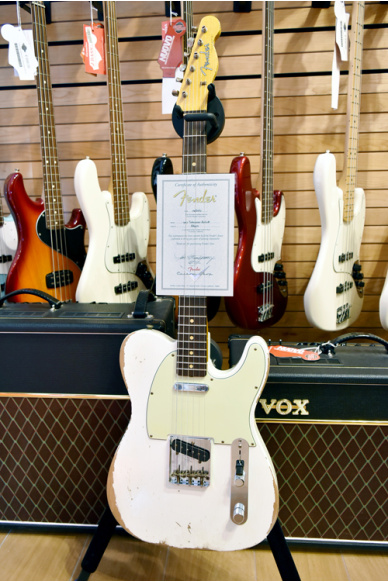 Fender Custom Shop Telecaster '63 Heavy Relic Olympic White