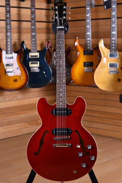 Gibson USA ES-335 Dot P-90 Wine Red