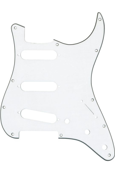 Fender Pickguard American Standard White 11 Hole