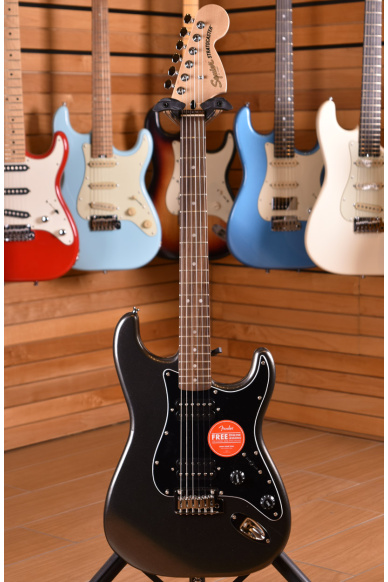 Squier (by Fender) Affinity Series Stratocaster HH Laurel Fingerboard Charcoal Frost Metallic