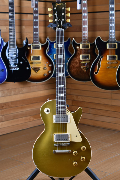 Gibson Custom Murphy Lab 1957 Les Paul Goldtop Reissue Ultra Heavy Aged Double Gold ( S.N. 721584 )