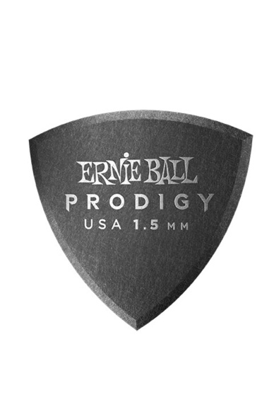 Ernie Ball P09331 Plettri Prodigy Shield Black 1,5mm ( 6 Picks )