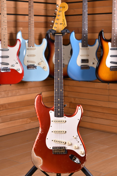 Fender Custom Shop Stratocaster '59 Heavy Relic Rosewood Fingerboard Super Faded/Aged Candy Apple Red
