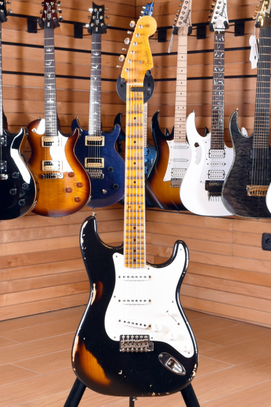 Fender Custom Shop 30Th Anniversary '55 Stratocaster Aged Black/Chocolate