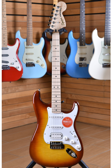 Squier (by Fender) Affinity Series Stratocaster FMT HSS Maple Neck Sienna Sunburst