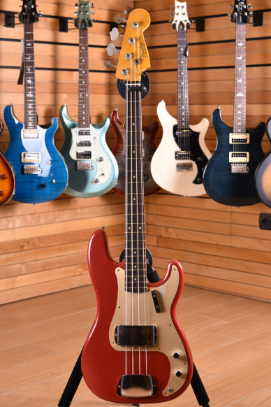 Fender Custom Shop S20 Limited Edition '59 Precision Bass Journeyman Relic Aged Dakota Red