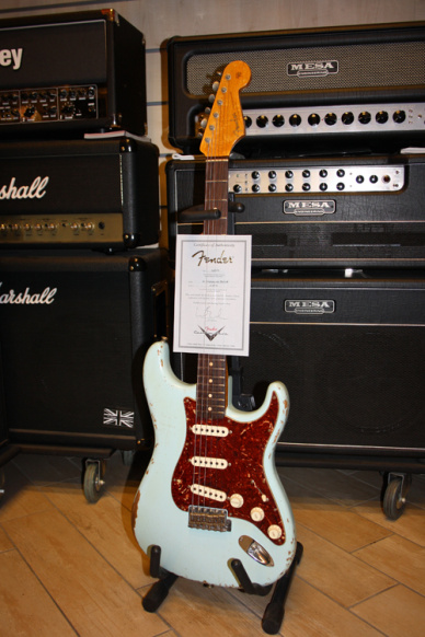 Fender Custom Shop Stratocaster '62 Heavy Relic Sonic Blue  MCB 50th 12 of 50 Esemplari