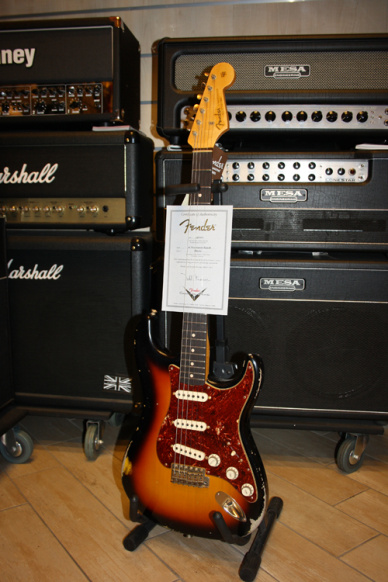 Fender Custom Shop Stratocaster '63 Relic 3 Tone Sunburst Masterbuilt Todd Krause