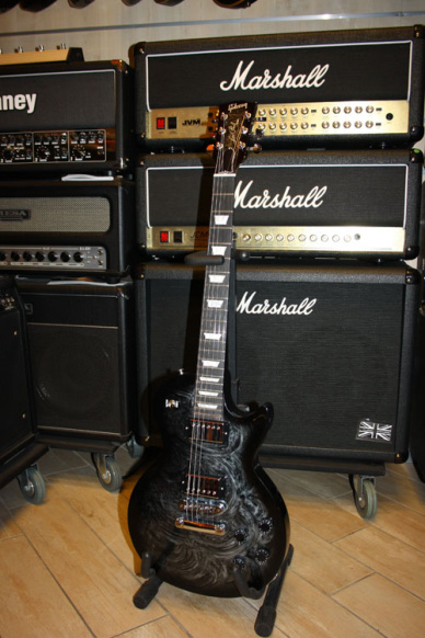 Gibson Les Paul Studio Swirl Black Silver