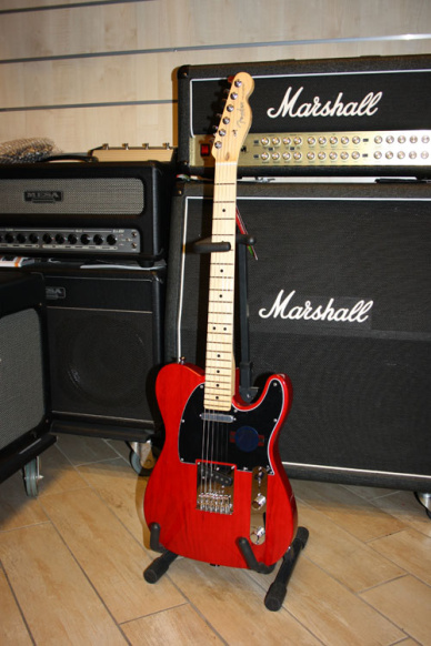 Fender American Standard Telecaster Maple Crimson Red Transparent 2008