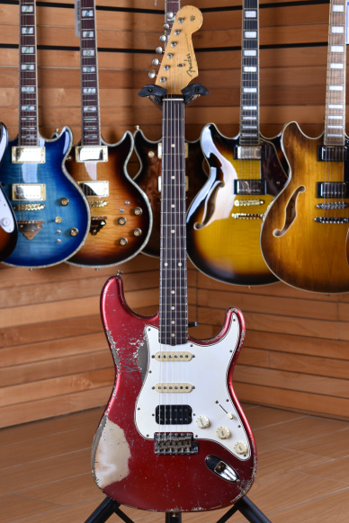 Fender Custom Shop Stratocaster '60 Masterbuilt Jason Smith Heavy Relic Candy Apple Red HSS