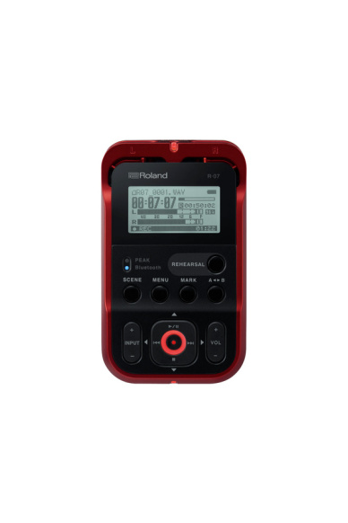 Roland - R-07 High Resolution Audio Recorder Red