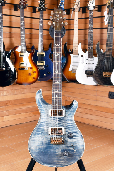 PRS Paul Reed Smith Custom 22 Pattern Thin 58/15 Faded Whale Blue 2017
