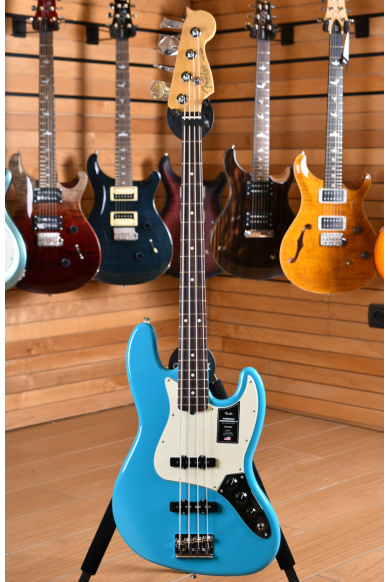 Fender American Professional II Jazz Bass Rosewood Fingerboard Miami Blue