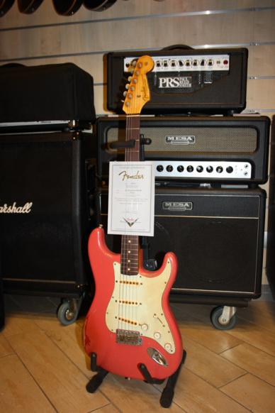 Fender Custom Shop Stratocaster '63 Relic Fiesta Red Masterbuilt John Cruz