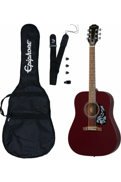 Epiphone Starling Acoustic Guitar Starter Pack Starlight Wine Red