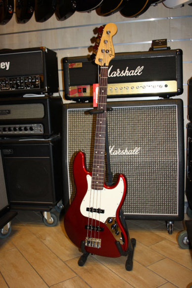Fender Mexico Standard Jazz Bass Rosewood Candy Apple Red 2011