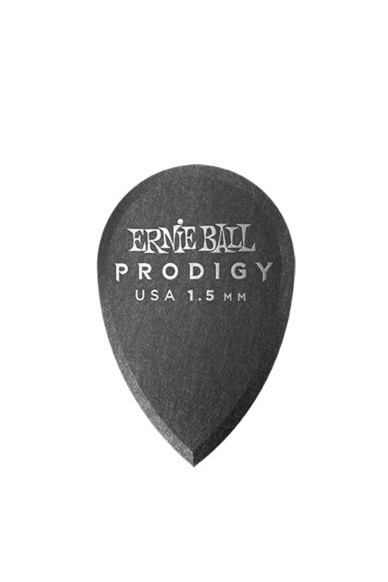 Ernie Ball 9330 Plettri Prodigy Teardrop Black 1,5mm x6