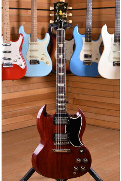 Gibson Custom 1961 Les Paul SG Standard Reissue Stopbar VOS Cherry Red ( S.N. 009182 )