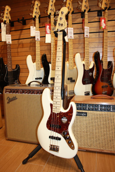 Fender American Standard Jazz Bass Maple Olympic White 2012
