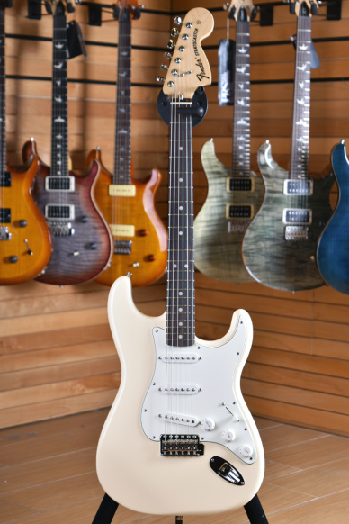 Fender Stratocaster Albert Hammond Signature Rosewood Fingerboard Olympic White