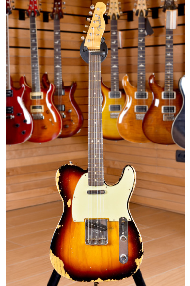 Fender Custom Shop Telecaster '63 Heavy Relic 3 Color Sunburst