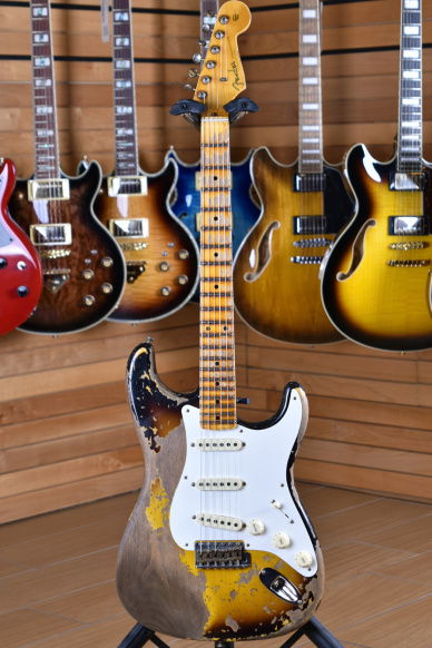 Fender Custom Shop Limited Edition '56 Stratocaster Super Heavy Relic Super Faded Aged 2 Color Sunburst