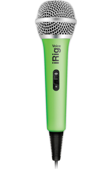 IK Multimedia iRig Voice - Microfono palmare per sistemi Android, iOS e MAC - verde