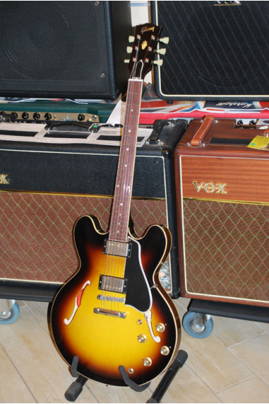 Gibson Custom 1960 Slim Neck ES-335 V.O.S. Antique Vintage Sunburst HB032M