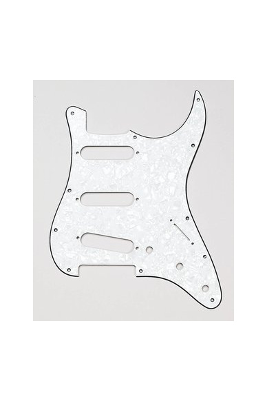 All Parts PG-0552-055 White Pearloid Pickguard for Stratocaster