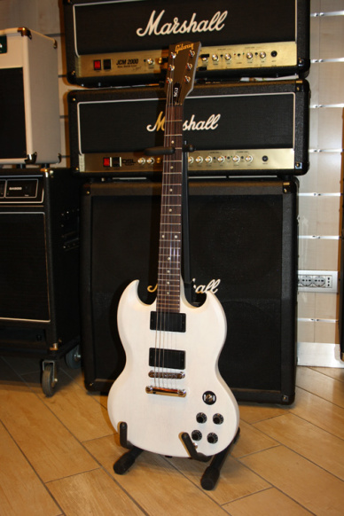Gibson SG SGJ Rubbed White Trans 2013