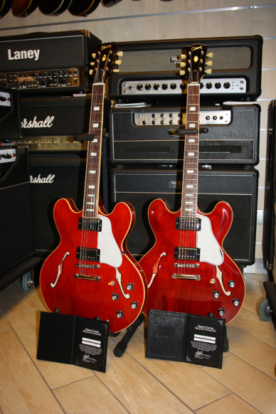 Gibson Custom ES-335 Block Inlay Reissue Antique Faded Cherry
